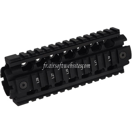 PTS Ergo Z Rail de Garde-main Convient pour M4 M16 Série AEG Fusils Airsoft Noir