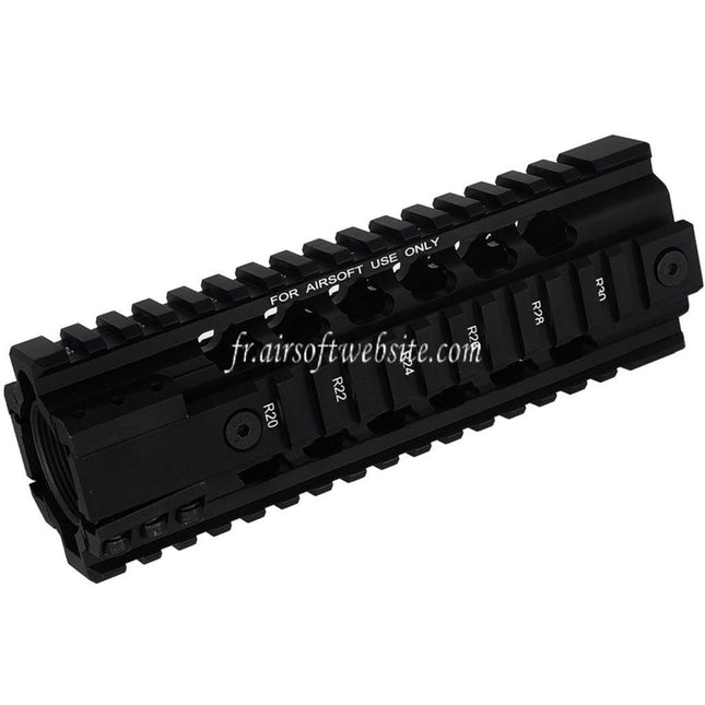 PTS Ergo Z Free Float Rail de Garde-main Convient pour M4 M16 Série AEG Fusils Airsoft Noir