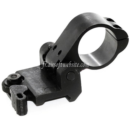 Airsoft Website 30mm Tactical Retourner sur le côté QD FTS Montage Convient pour 20mm Rail System Noir