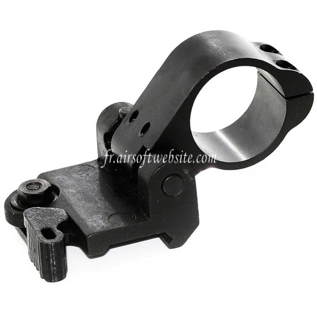 Airsoft Website 30mm Tactical Retourner sur le côté QD FTS Montage Convient pour 20mm Rail System Noir