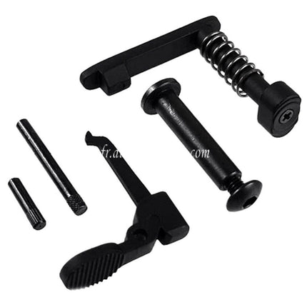 E&C Marine M4A1 Métal Boîtier Set (Logo gravé) Convient pour E&C Tokyo Marui M4 M16 Série AEG Fusils Airsoft Noir