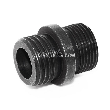 Airsoft Website Canon Silencieux Compensateur Adaptateur Convient pour Tokyo Marui WELL MP5KA4 G55 (13mm CW sens horaire To -14mm CCW sens antihoraire) Série AEG GBB Fusil