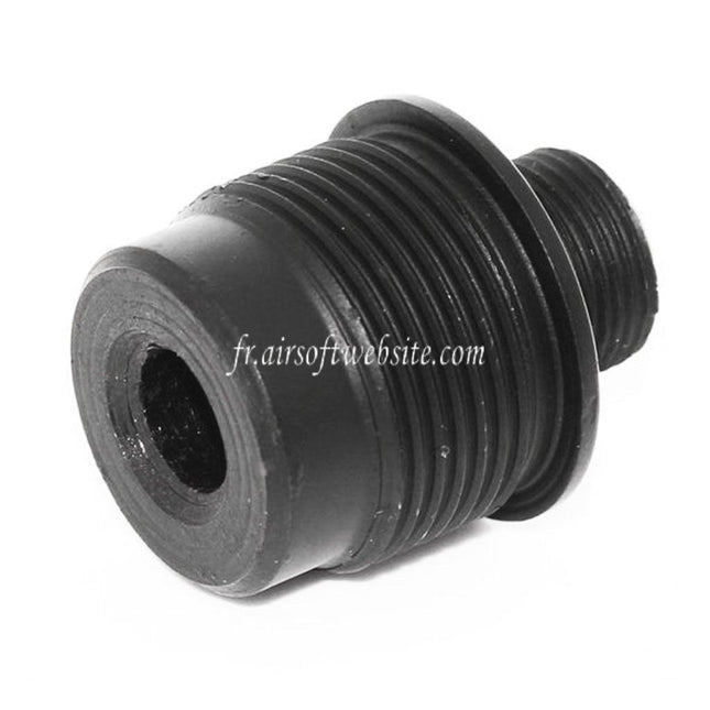 Airsoft Website Canon Silencieux Compensateur Adaptateur Convient pour Tokyo Marui WELL L96 (14mm CW sens horaire To CCW sens antihoraire) Série Sniper Fusil
