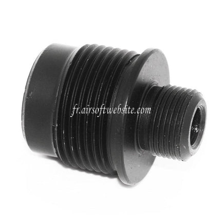 Airsoft Website Canon Silencieux Compensateur Adaptateur Convient pour Tokyo Marui WELL L96 (14mm CW sens horaire To CCW sens antihoraire) Série Sniper Fusil