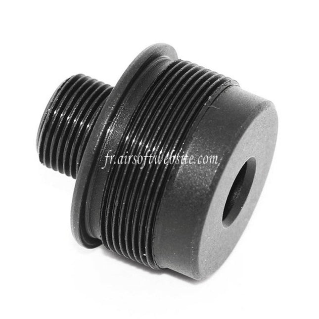 Airsoft Website Canon Silencieux Compensateur Adaptateur Convient pour Tokyo Marui VSR-10 / WELL MB02 (14mm CW sens horaire To CCW sens antihoraire) Série Sniper Fusil