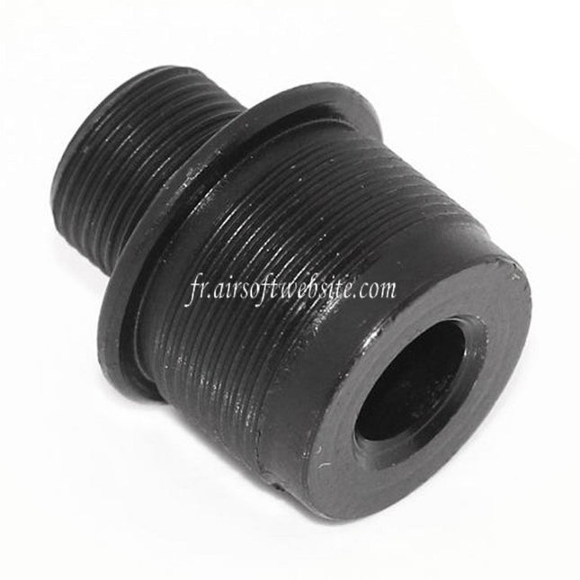 Airsoft Website Canon Silencieux Compensateur Adaptateur Convient pour Tokyo Marui VSR-10 / WELL MB03 (14mm CW sens horaire To CCW sens antihoraire) Série Sniper Fusil