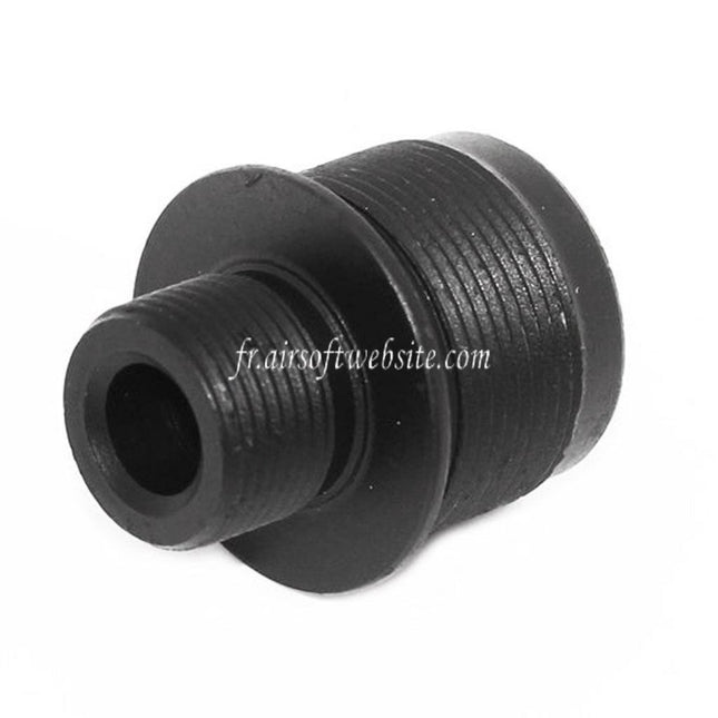 Airsoft Website Canon Silencieux Compensateur Adaptateur Convient pour Tokyo Marui VSR-10 / WELL MB03 (14mm CW sens horaire To CCW sens antihoraire) Série Sniper Fusil
