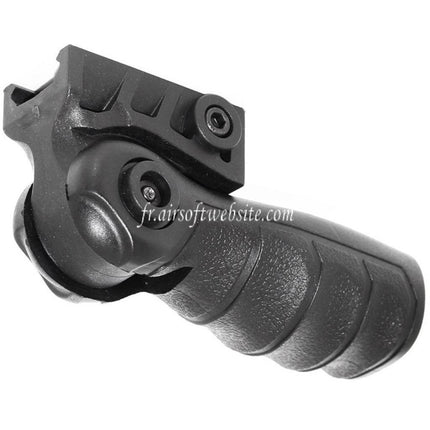 CYMA Pliant Tactical RIS Vertical Poignée Convient pour 20mm Rail System Noir