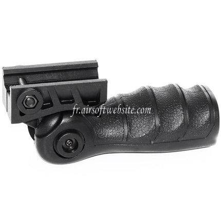 CYMA Pliant Tactical RIS Vertical Poignée Convient pour 20mm Rail System Noir