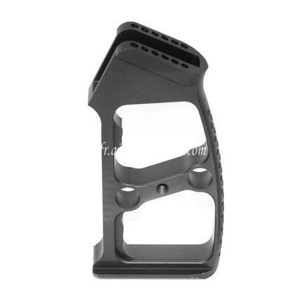 5KU Aluminum Pistolet Poignée (Ball / Edge / Knurly) Convient pour M4 M16 Série GBB Fusil Airsoft Noir
