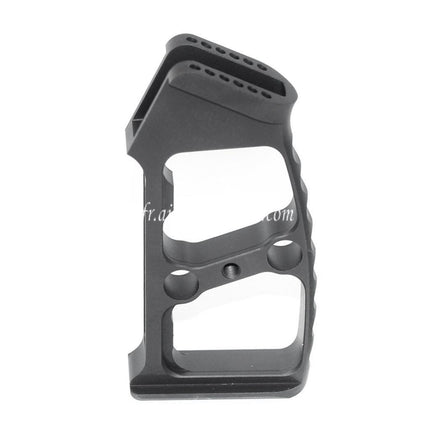 5KU Aluminum Pistolet Poignée (Ball / Edge / Knurly) Convient pour M4 M16 Série GBB Fusil Airsoft Noir