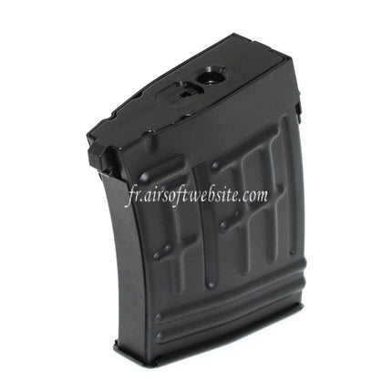 CYMA 80 Billes Mid-Cap Chargeur Convient pour Real Sword RS / S&T / CYMA / Tokyo Marui SVD Série AEG Fusil Airsoft Noir