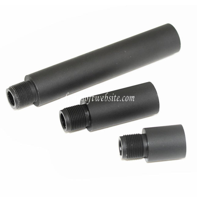 APS 3pièces 21mm/41mm/97mm 159mm Aluminium CQB Extended Canon Extérieur Extension Tube Convient pour All -14mm CCW sens antihoraire Rifle Airsoft