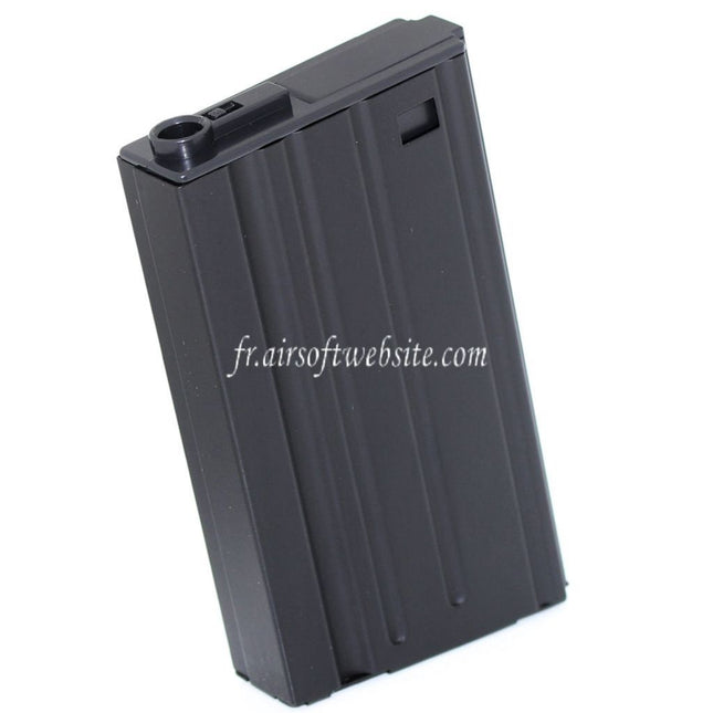 Airsoft Website 470 Billes Winding Hi-Cap Chargeur Convient pour JG Golden Eagle CYMA A&K G&P Tokyo Marui SR25 Série AEG Fusil Noir