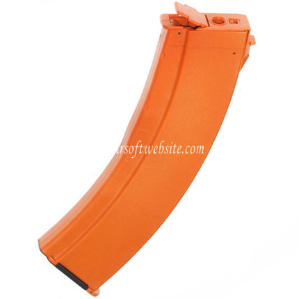 CYMA RPK74 800 Billes Hi-Cap Flash Chargeur Convient pour AK Série AEG Fusil Airsoft Orange