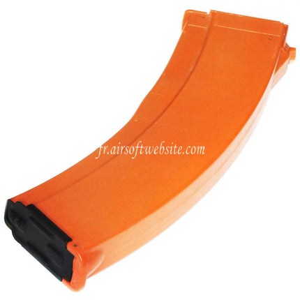 CYMA RPK74 800 Billes Hi-Cap Flash Chargeur Convient pour AK Série AEG Fusil Airsoft Orange
