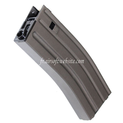 Airsoft Website 430 Billes Hi-Cap Chargeur Convient pour ARMY GenII R43 SOPMOD M4 / Tokyo Marui Next Gen M4 416 Scar-L EBB Fusil Anthracite Gris