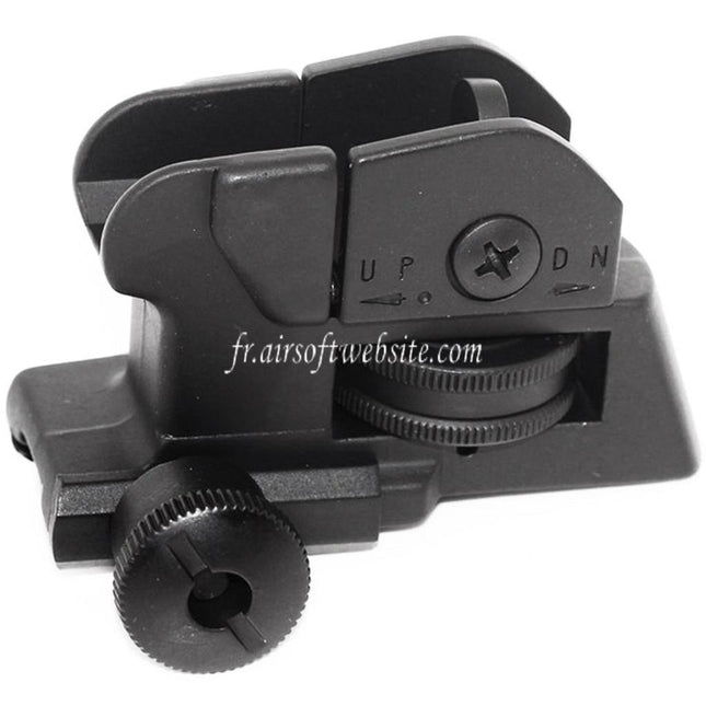 E&C QD Design Tactical CQB Dual Apertures Hausse Convient pour 20mm Rail System