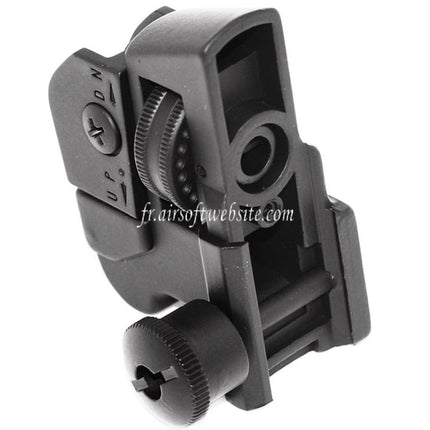E&C QD Design Tactical CQB Dual Apertures Hausse Convient pour 20mm Rail System