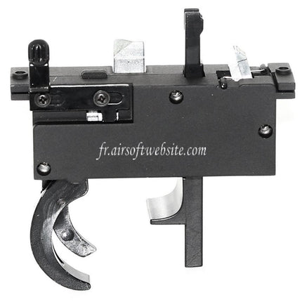 E&C Métal Gâchette Ensemble Convient pour L96 Type WELL MB01 / SD96 / UTG Type 96 Shadow Ops / Bravo / Double Eagle / Maruzen Sniper Fusil Airsoft