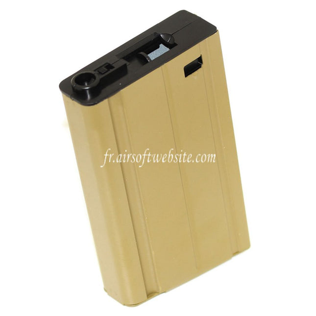 Airsoft Website 440 Billes Hi-Cap Chargeur Convient pour VFC D-Boys SCAR-H Série AEG Fusil Dark Earth