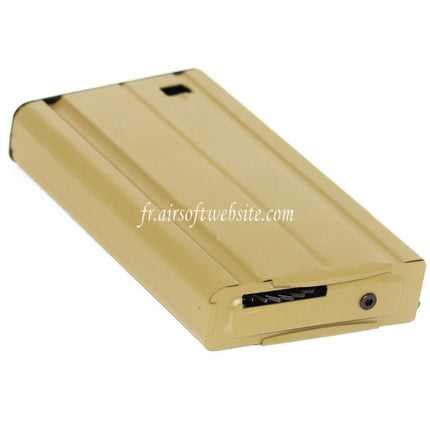 Airsoft Website 440 Billes Hi-Cap Chargeur Convient pour VFC D-Boys SCAR-H Série AEG Fusil Dark Earth