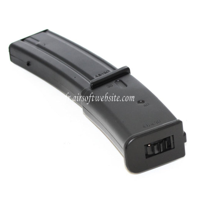 WELL 190 Billes Hi-Cap Chargeur Long Type Convient pour WELL Galaxy Tokyo Marui R4 MP7 MP7A1 Série AEG Fusil Airsoft Noir