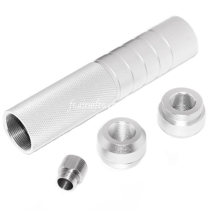 Airsoft Website 146mm 5.75 Pouces Noise Damping Bowl Silencieux Canon Extension Tube +/-14mm CW/CCW fileté Canon Airsoft