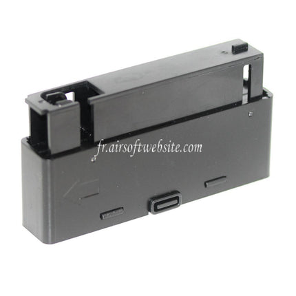 Airsoft Website 27 Billes Chargeur Convient pour Well MB06 APS SR2 Echo1 ASR, SR-2, TSD SD98 Bolt Action Sniper Fusil Noir