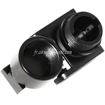 PPS M4 M16 Pliable Connecteur Adaptateur Convient pour M870 Série Shotgun Airsoft Noir