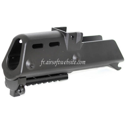Golden Eagle Polymère Garde-Main Set avec 20mm Bottom Rail Convient pour Jing Gong JG Golden Eagle G36C Série AEG Fusil Airsoft Noir