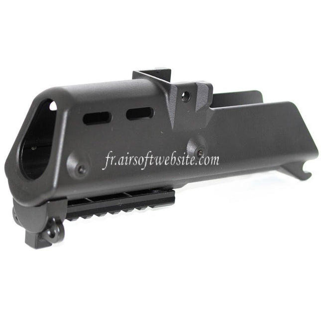 Golden Eagle Polymère Garde-Main Set avec 20mm Bottom Rail Convient pour Jing Gong JG Golden Eagle G36C Série AEG Fusil Airsoft Noir