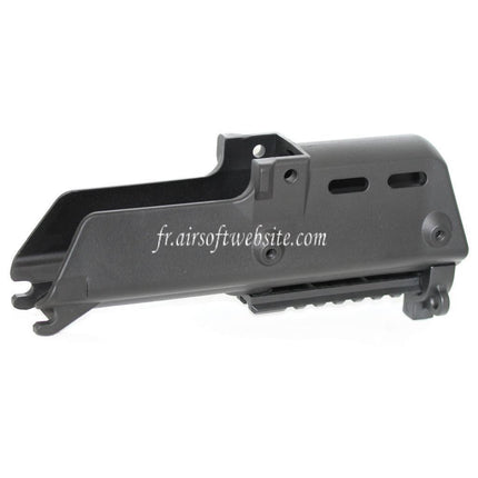 Golden Eagle Polymère Garde-Main Set avec 20mm Bottom Rail Convient pour Jing Gong JG Golden Eagle G36C Série AEG Fusil Airsoft Noir