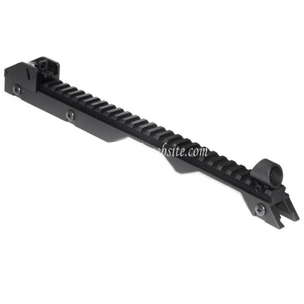 Golden Eagle 340mm Portage Poignée Top Rail Convient pour G36 Série AEG Fusil Airsoft Noir