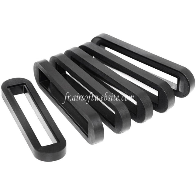 Golden Eagle 6pcs Extension Crosse Butt Pad Plaque Convient pour 6689 6690 SL8 SL9 G36 AEG Fusil Airsoft Noir