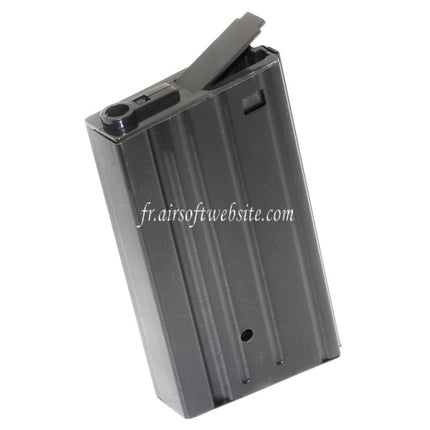 Golden Eagle 420 Billes Winding Hi-Cap Chargeur Convient pour JG Golden Eagle CYMA A&K G&P Tokyo Marui SR25 Série AEG Fusil Airsoft Noir