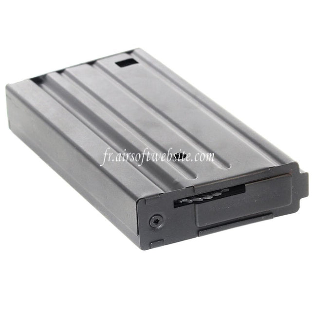 Golden Eagle 420 Billes Winding Hi-Cap Chargeur Convient pour JG Golden Eagle CYMA A&K G&P Tokyo Marui SR25 Série AEG Fusil Airsoft Noir