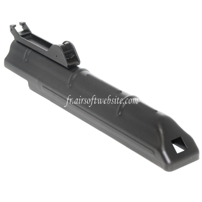 Golden Eagle 243mm Haut Boîtier Couverture avec La hausse Convient pour D-Boys JG Jing Gong Golden Eagle CYMA Tokyo Marui AKS74U Série AEG Fusil Airsoft Noir