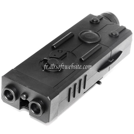 Golden Eagle QD 20mm Standard Rail Montage PEQ Style Batterie Boîte Noir