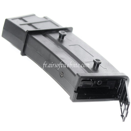 BATTLEAXE 430 Billes Hi-Cap Flash Chargeur Convient pour G36 Série AEG Fusil Airsoft Noir