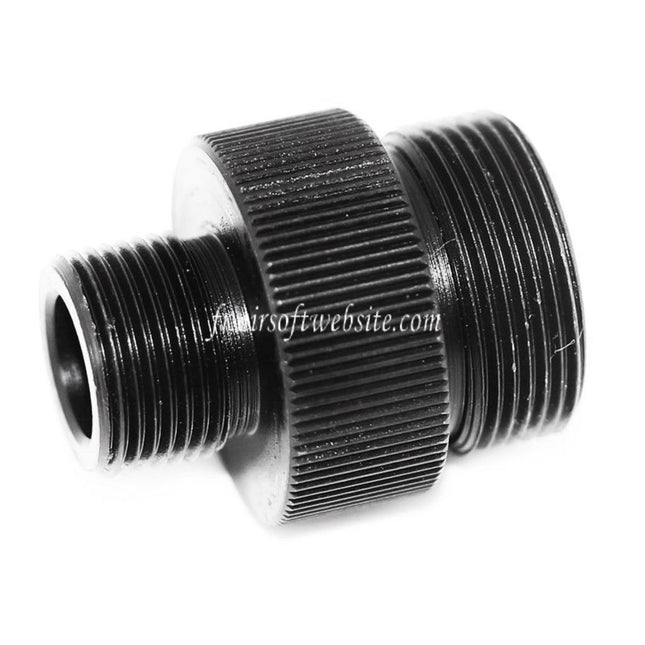 PPS Canon Silencieux Compensateur Adaptateur +20mm CW / -14mm CCW Filetage Convient pour MB08 MB10 Sniper Airsoft