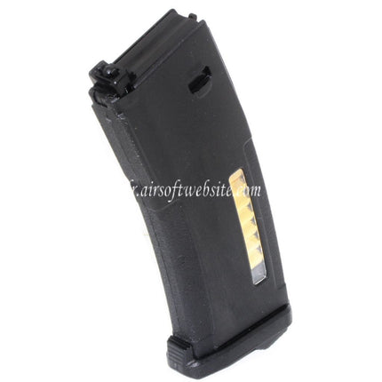 PTS 120 Billes EPM Mid-Cap Enhanced Polymère Chargeur Convient pour Systema PTW M4 M16 Série Fusil Airsoft Noir