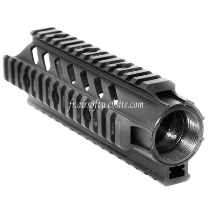 APS CNC Aluminum 176mm 7 Pouces OD Free Float Rail de Garde-Main Convient pour M4 M16 Série AEG Fusil Airsoft Noir
