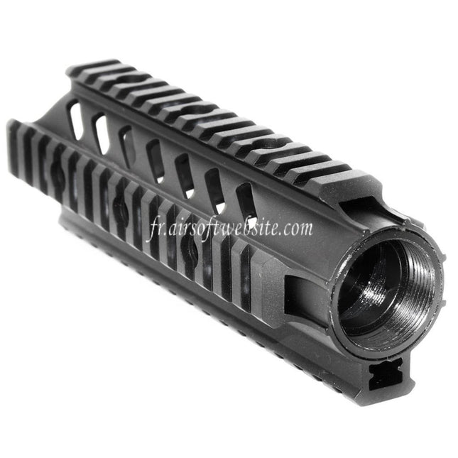 APS CNC Aluminum 176mm 7 Pouces OD Free Float Rail de Garde-Main Convient pour M4 M16 Série AEG Fusil Airsoft Noir