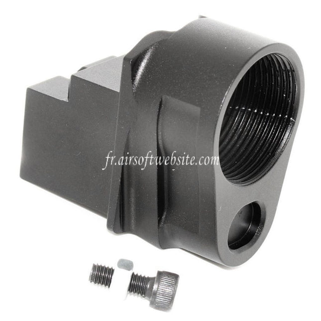 Airsoft Website Métal Crosse Adaptateur (Convert from AK à Use M4 Crosse) Noir