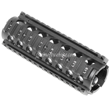 CYMA 170mm CNC Aluminum KAC Type M4A1 M4CQB RAS Rail de Garde-Main Convient pour CYMA E&C D-Boys G&P Classic Army KWA G&G Tokyo Marui M4 M16 Série AEG Fusil Airsoft Noir