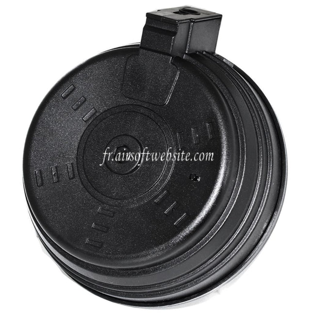 BATTLEAXE 3500 Billes Électrique Chargeur Tambour Convient pour AK Série AEG Fusil Airsoft Noir