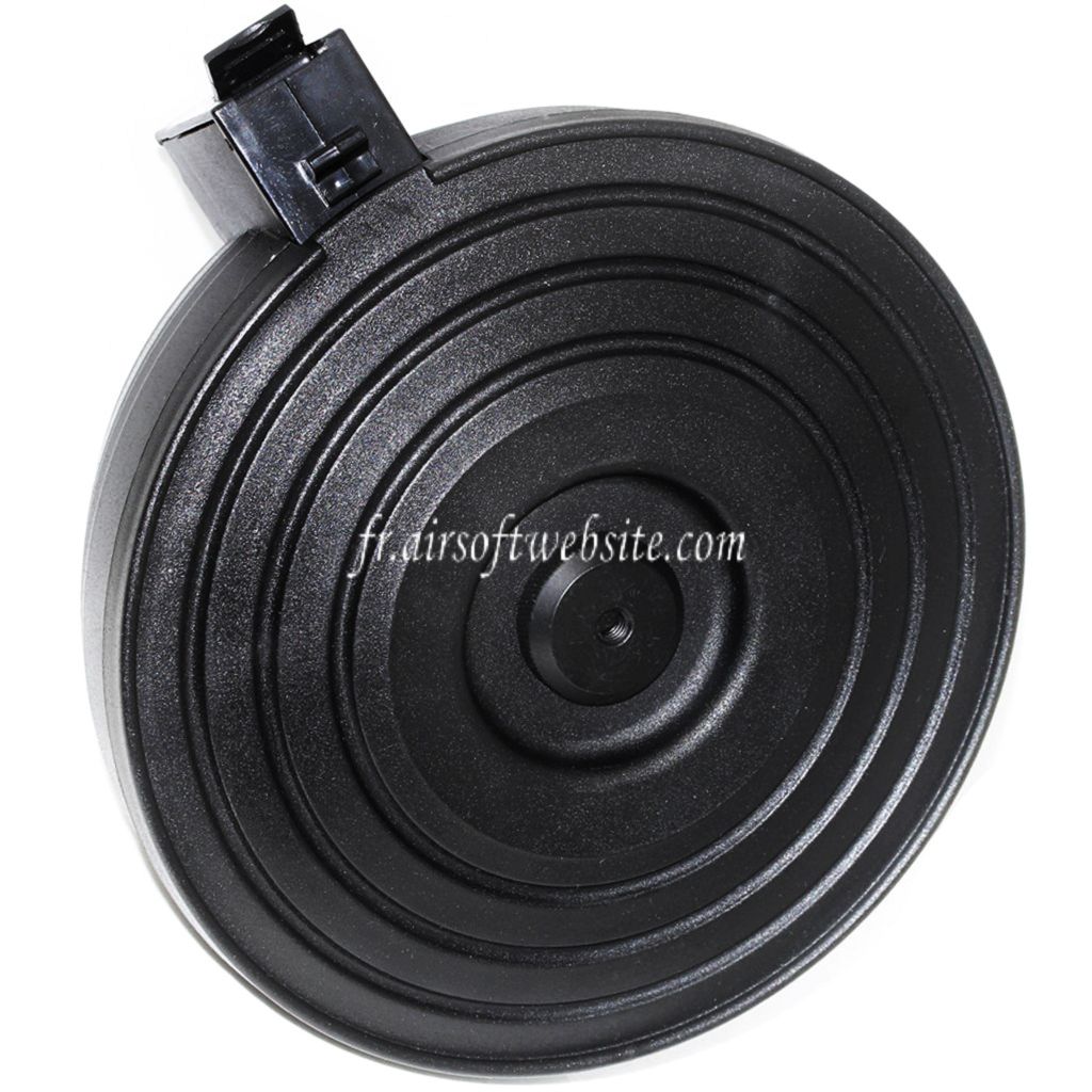 BATTLEAXE 3500 Billes Électrique Chargeur Tambour Convient pour AK Série AEG Fusil Airsoft Noir