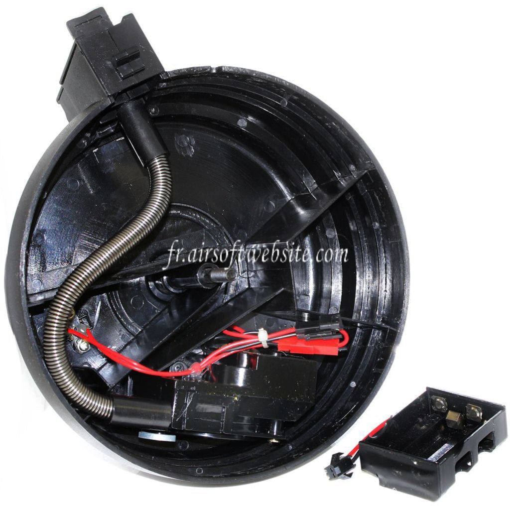 BATTLEAXE 3500 Billes Électrique Chargeur Tambour Convient pour AK Série AEG Fusil Airsoft Noir