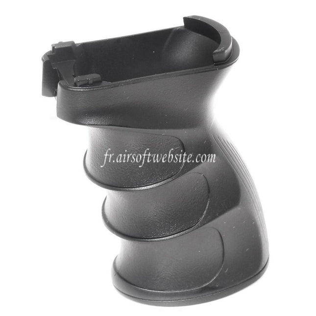 Airsoft Website Surface Rugueuse et Rainures des doigts Ergonomique Pistolet Poignée Convient pour AK Série AEG Fusil Noir